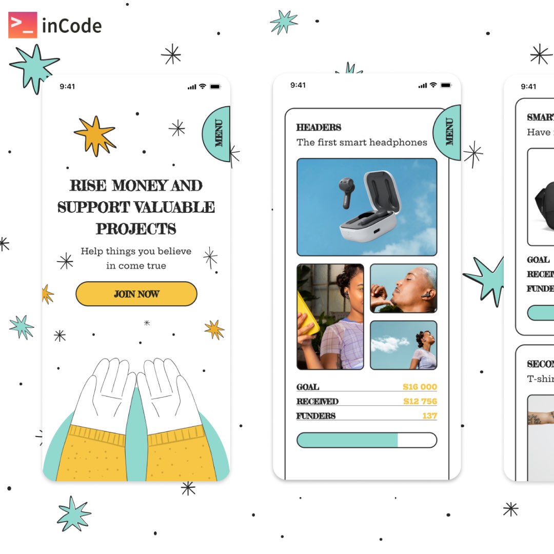 inCode_Systems's tweet image. Case: Fundraising Platform for Crowdfunding UI/UX Design 👨💻
Ready for a new project? Use the code word "inCode" and get a free Project Charter for web development. 🥰 Shoot us a message to hello@incode-systems.com
#inCodeSystems_projects #FundraisingPlatform #UIUX