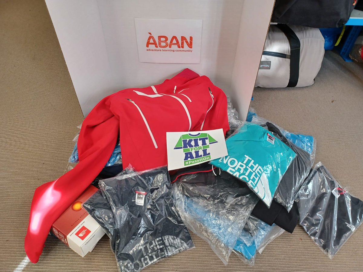 HLHSport's tweet photo. CSH Officer Hugo, had the pleasure of dropping off @sportscotland Kit For All clothing kindly donated by @glenmorelodge to รban Outdoor who do a fantastic job providing opportunities in getting people outdoors and active! #KitForAll https://t.co/OBynh5nDDa