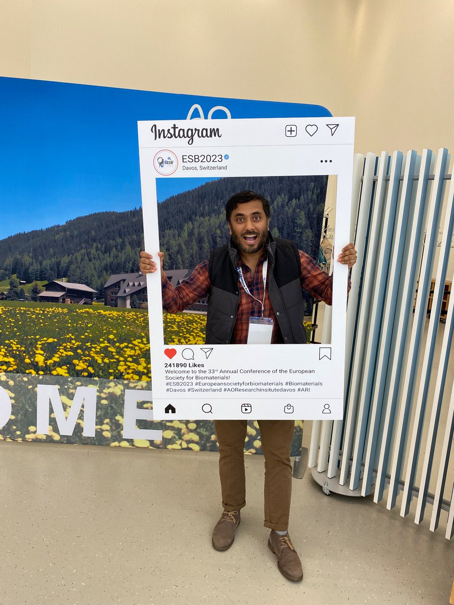 mackyavalley's tweet photo. Remarkable biomaterials conference, as good as the place it is set in @Davos @ESB2023. Thank you for making this possible @ https://t.co/IU1X1vCCrX