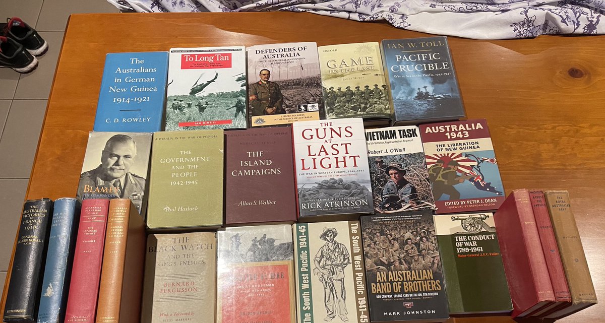 beavis_jordan's tweet photo. A very good hauls from the @LifelineAust book fair in Canberra today! I may be planning on going back again tomorrow, though 😂 https://t.co/RPxD7aY7nv