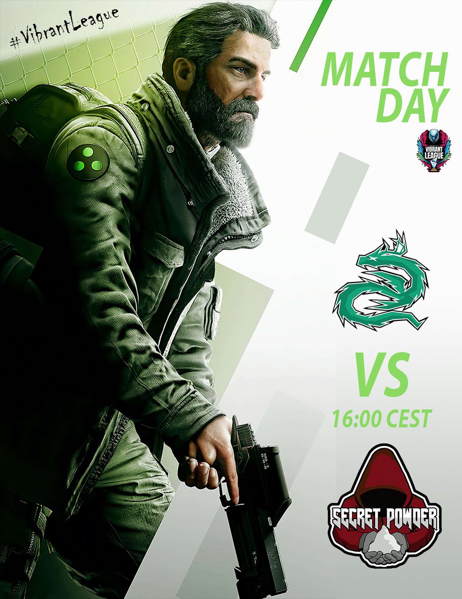 Unmarked Clothing (@unmarkedcl) on Twitter photo Playing <a href="/VIBRANT_League/">VIBRANT League🏆</a> today. Come and watch us.
🆚 <a href="/SECRET_POWDER/">SECRET POWDER by @EntropyGaming</a>
⌛️ 16:00cest
📺 twitch.tv/vibrantleague Playing <a href="/VIBRANT_League/">VIBRANT League🏆</a> today. Come and watch us.
🆚 <a href="/SECRET_POWDER/">SECRET POWDER by @EntropyGaming</a>
⌛️ 16:00cest
📺 twitch.tv/vibrantleague