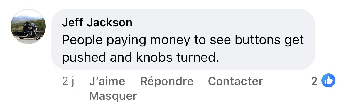 Here’s a comment I got on Facebook 🥲 Equivalent to a Taxi driver : People paying money to sit and wait that someone pushes pedals and turns a wheel.