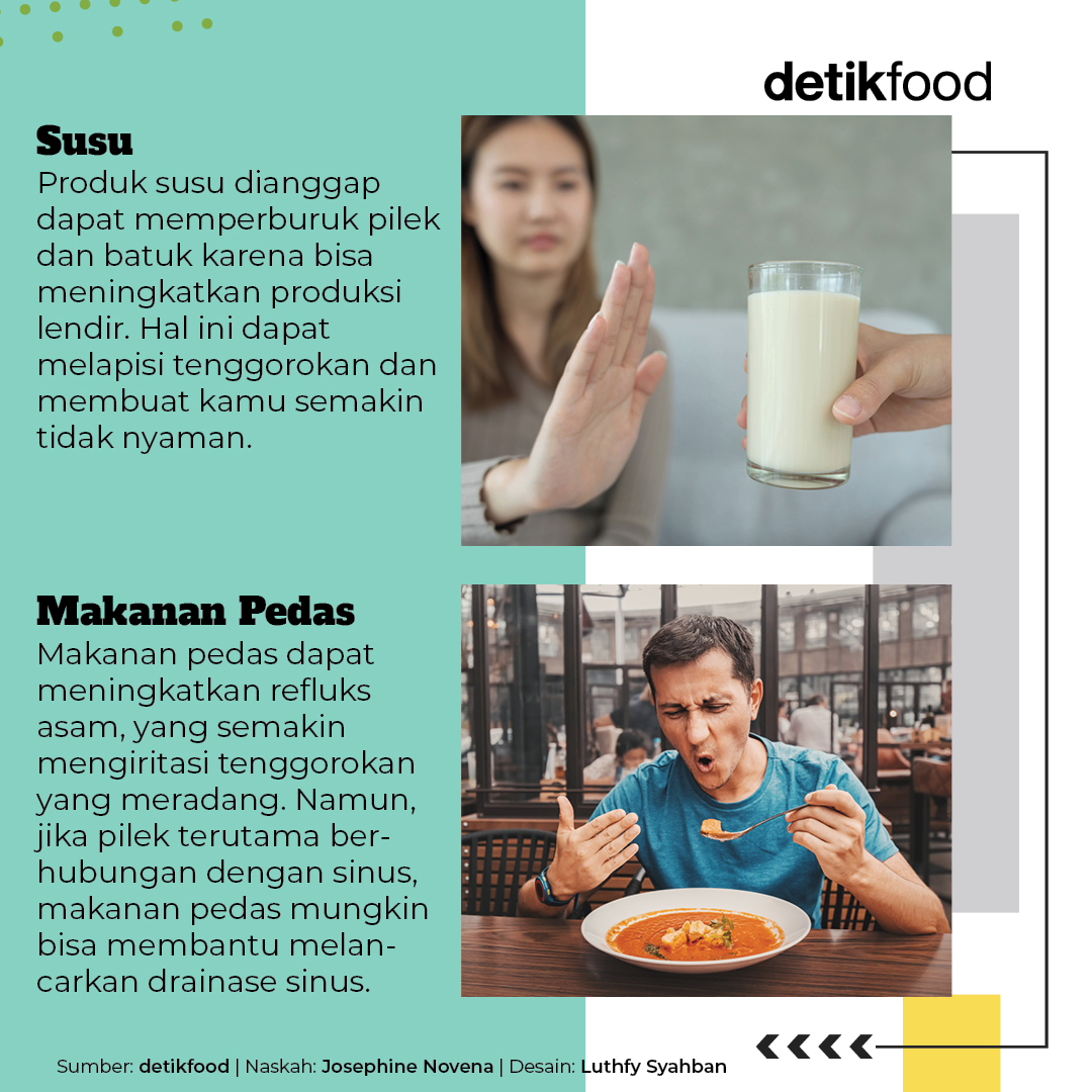 Saat tak enak badan, detikers harus lebih cermat dalam memilih makanan agar lekas sembuh ya!

Lantas, apa saja sih makanan yang pantang dikonsumsi saat tak enak badan? Yuk simak visual di bawah ini👇👇
#tipssehat #makananyangdihindari