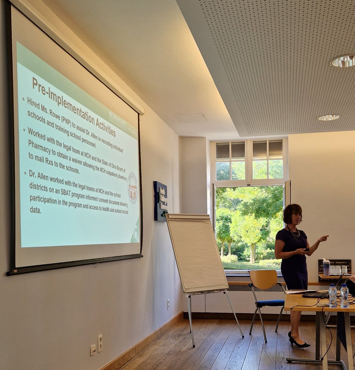 President of <a href="/ISARPmembers/">ISARP</a>, Kim Arcoleo, gives thr presidential address on her #asthma program implementation efforts during #isarp2023