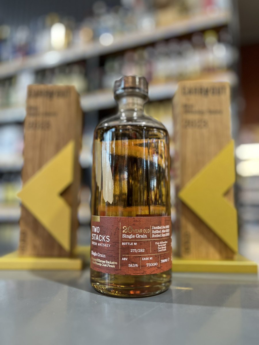 Best national spirits and best national whiskey outlet for our two stores in killarney.
And what better way to showcase our stores than launching today our first ever collaboration with the team from Two Stacks Irish Whiskey.