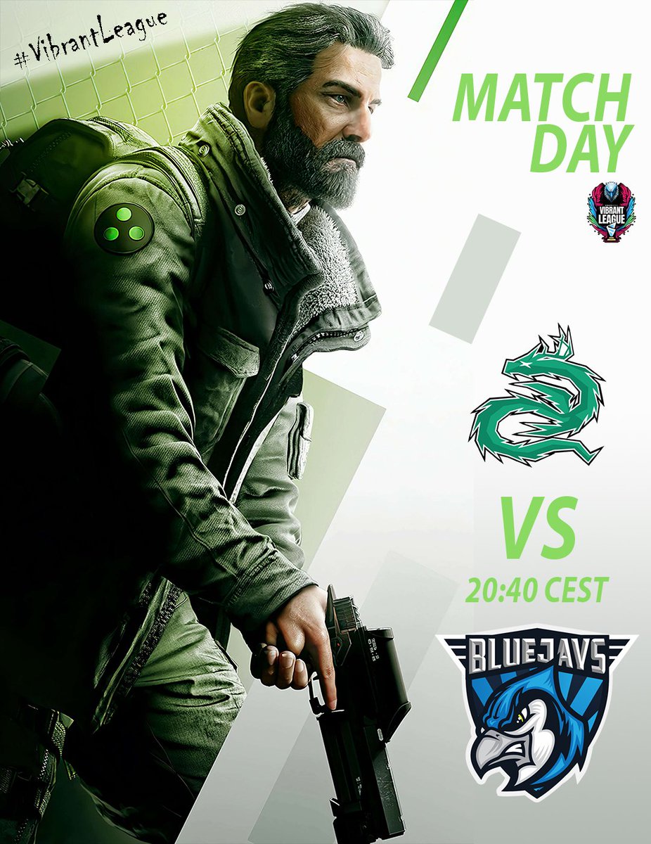 UnmarkedCL's tweet photo. Another week so another playday for @VIBRANT_League 🔥

🆚 @BLUEJAYS_Sports 
 ⌛️ 20:40cest
📺 https://t.co/WdFPNbsnhN https://t.co/LUMqp9G6Hr