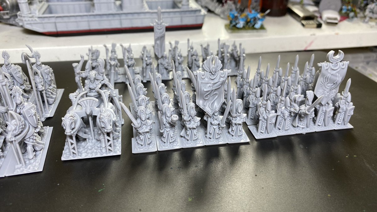 I often get questions on upscaling the 10mm minis to 15mm for a bigger, single mini format. Well this is how they come out. Love them! #warhammer #tabletopgames