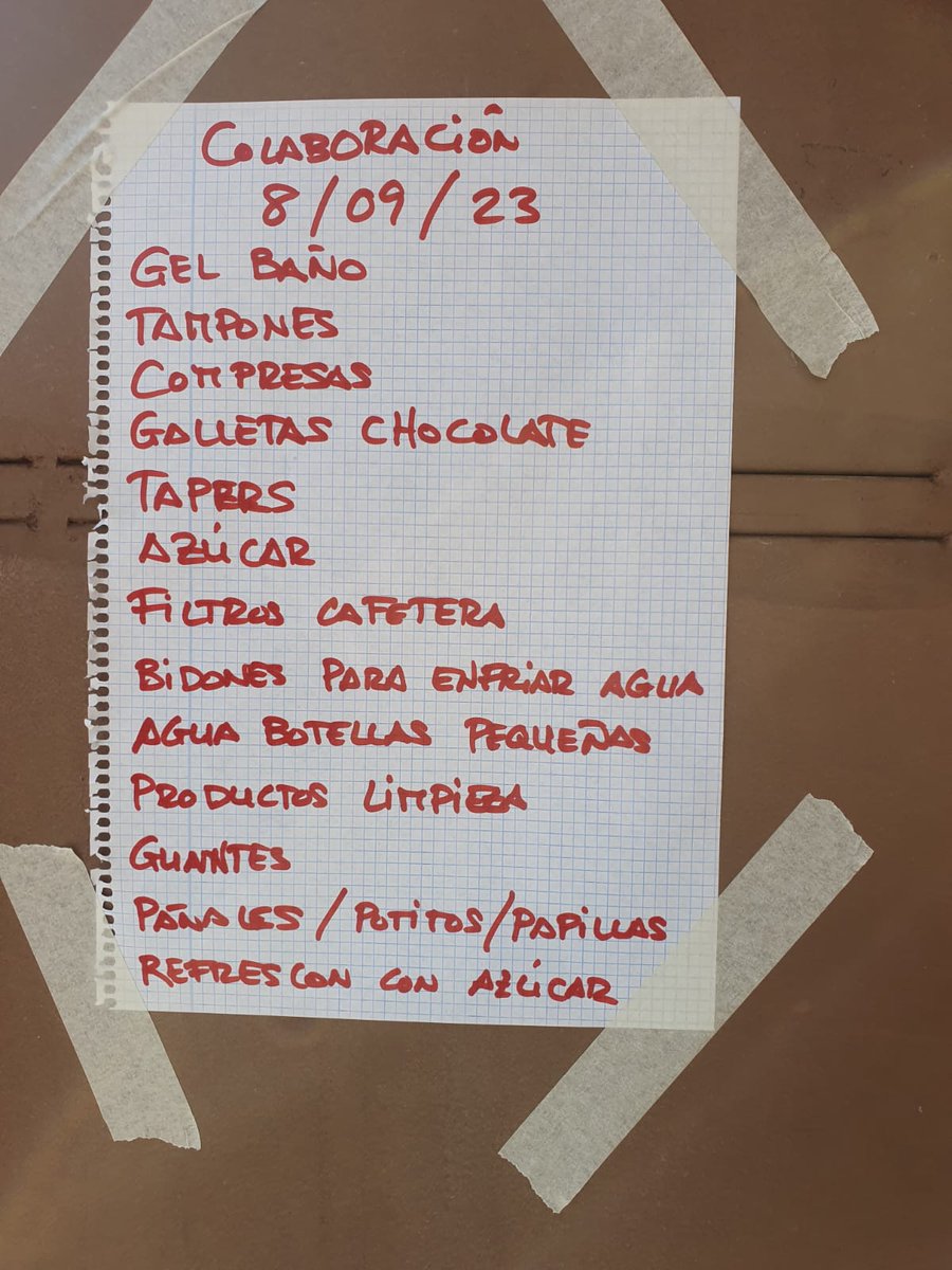 contadordekm's tweet photo. Actualización de materiales necesarios #DanaMadrid en Villamanta. Si vas a venir, en la plaza del ayuntamiento necesitan https://t.co/E1CLACKc8g