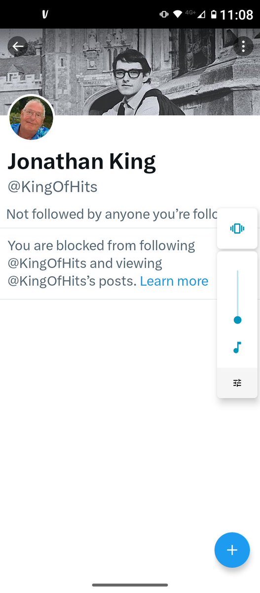 Blocked by the nonce #jonathanking - I'll take that as a badge of honour