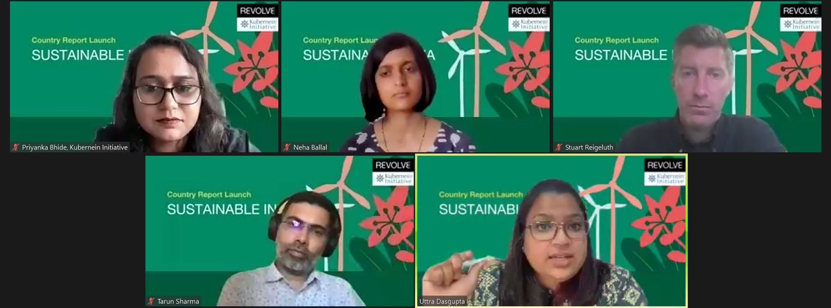 ICYMI: We recently launched the India Sustainability Report with <a href="/RevolveMediaCo/">REVOLVE</a>♻️Catch Hitesh Vaidya &amp; Uttra Dasgupta <a href="/NIUA_India/">NIUA_India</a>, <a href="/tarun_rishikesh/">Tarun Sharma</a> <a href="/Nagrika/">Nagrika</a>, &amp; Neha Ballal in conversation with @StuartReigeluth &amp; Priyanka Bhide ▶️youtube.com/watch?v=P10hg7…