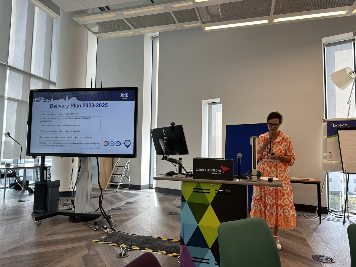Alison Macdonald ๐ (@almac1405) on Twitter photo @gillian_mcauley reminding us of our commitments under <a href="/NHS_Lothian/">NHS Lothian</a> Nursing Strategic Plan in first two year 23-25 ๐ @gillian_mcauley reminding us of our commitments under <a href="/NHS_Lothian/">NHS Lothian</a> Nursing Strategic Plan in first two year 23-25 ๐
