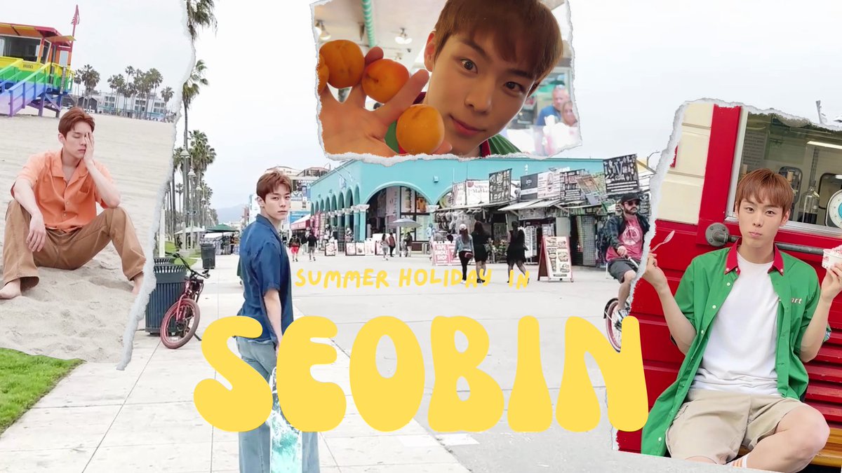Official_Seobin's tweet photo. [BIN-hind] 
'Holiday in SEOBIN' 
먹고 또 먹고.. L.A에 보낸 짧은 휴가 Vlog

https://t.co/aw0cz6ua9J

#윤서빈 #YoonSeobin
#파도쳐 #Love_is_like_a_wave
#Holiday_in_SEOBIN https://t.co/PzhYEHvqT3