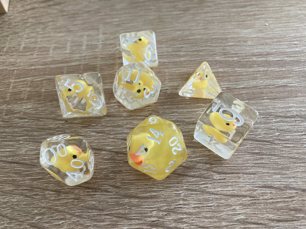 Oh… my… god… I just found the cutest dice for DnD! I can’t wait to use them!!!