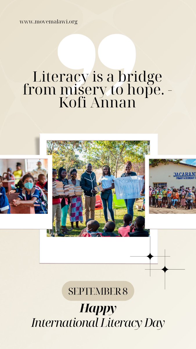 MwMove's tweet photo. 🌱 At Move Malawi, we believe education is the cornerstone of progress, and literacy is its foundation. It's not just about reading words; it's also about unlocking one's potential. https://t.co/iuy761WgCy