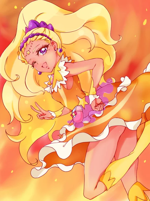 チャオ☆過去絵でお祝い〜 #キュアソレイユ生誕祭2023