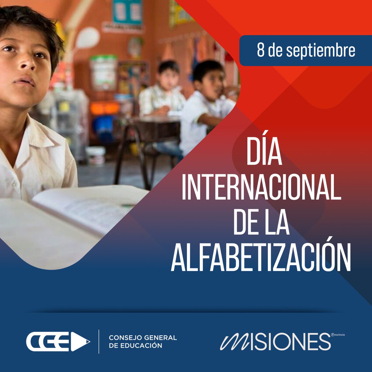 🗓 8 de septiembre. Día Internacional de la Alfabetización.

📚 Esta fecha fue declarada por la UNESCO, en 1965, para despertar la conciencia de la comunidad internacional sobre la importancia de la alfabetización en las personas, comunidades y sociedades.