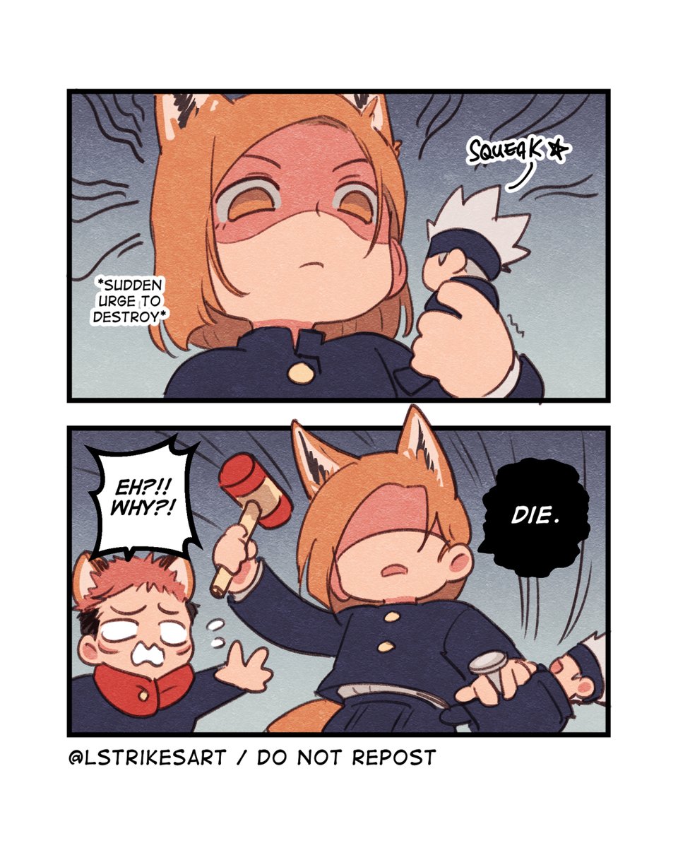 #jjk Tiger Cub AU: 🦊🔨 