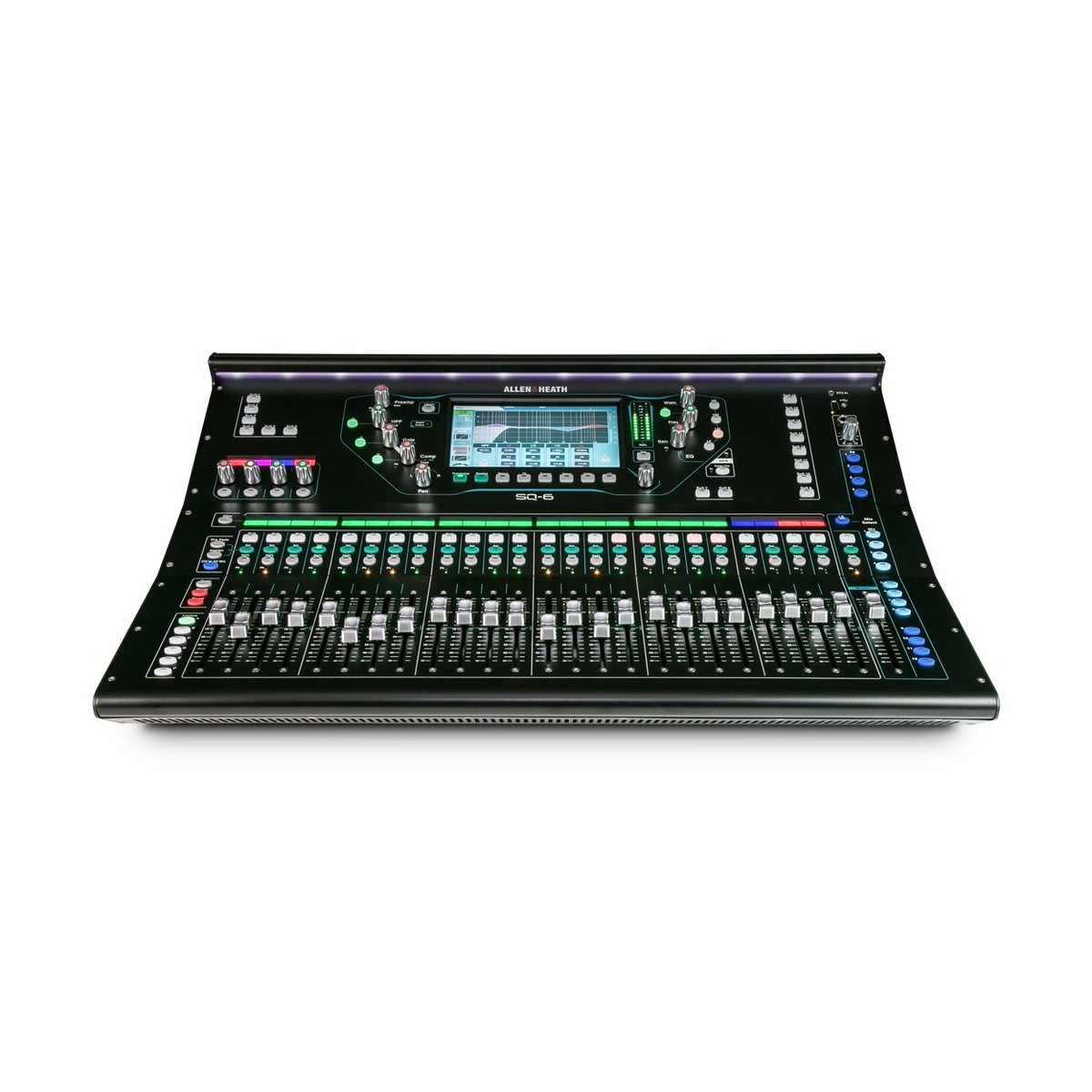 The <a href="/allen_heath/">ALLEN&HEATH</a> SQ6 digital mixing console features 24 exceptional onboard mic preamps, plus 8 stereo FX engines with dedicated return channels and access to the renowned RackExtra FX library bit.ly/3rr3v9f