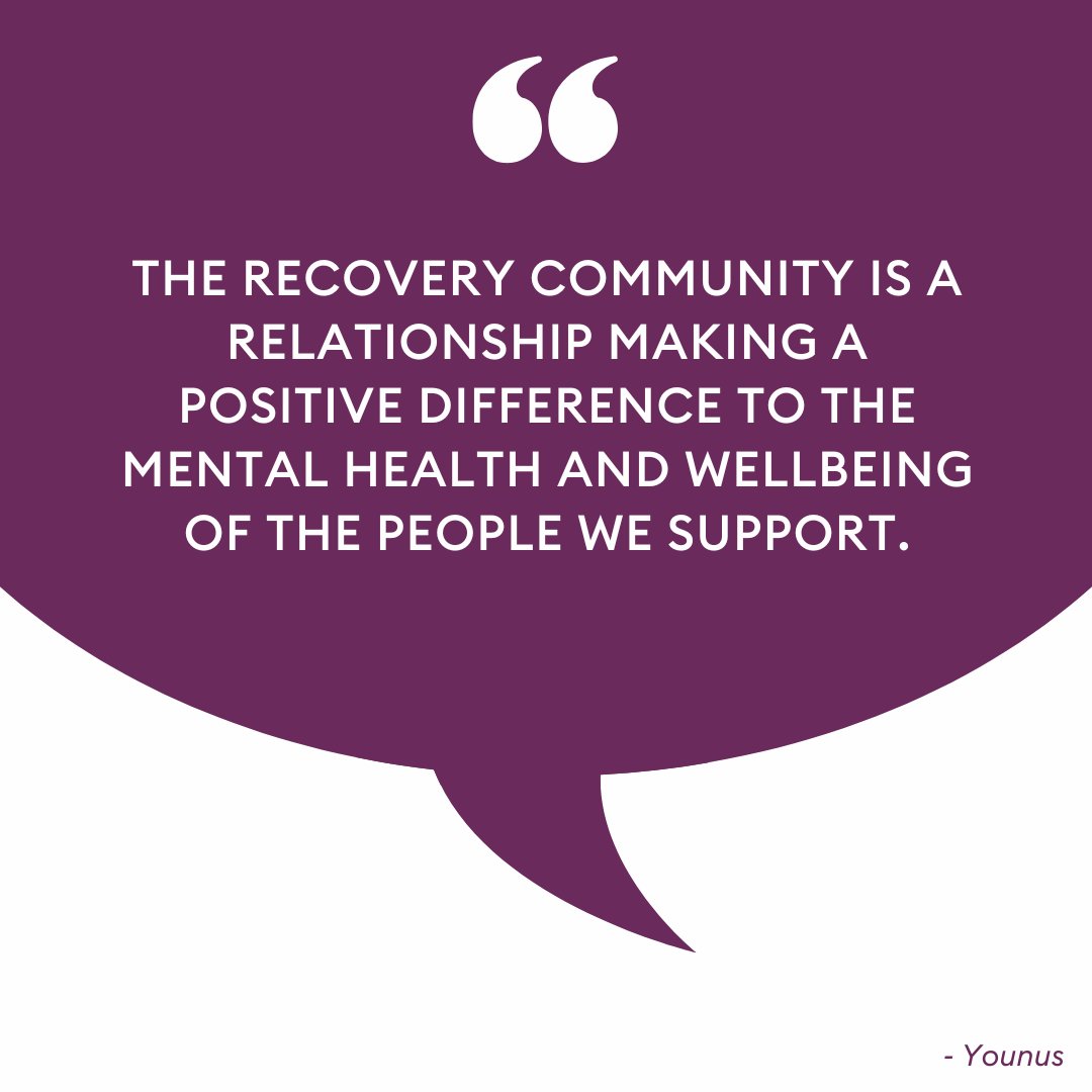 For #RecoveryMonth, we asked our volunteers a question.  

What does the recovery community mean to you?  

See Younus' answer below ❤️