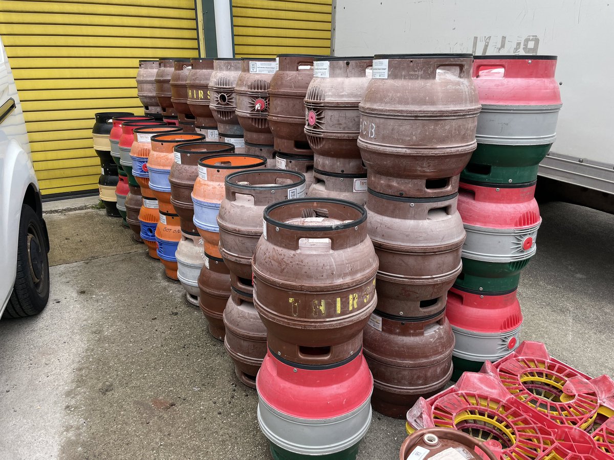 Thirst Class Ale (@thirstclassale) on Twitter photo If any breweries are looking to buy some second hand plastic casks let us know - weβve got loads available!
Drop me a DM or an email to richard@thirstclassale.co.uk If any breweries are looking to buy some second hand plastic casks let us know - weβve got loads available!
Drop me a DM or an email to richard@thirstclassale.co.uk