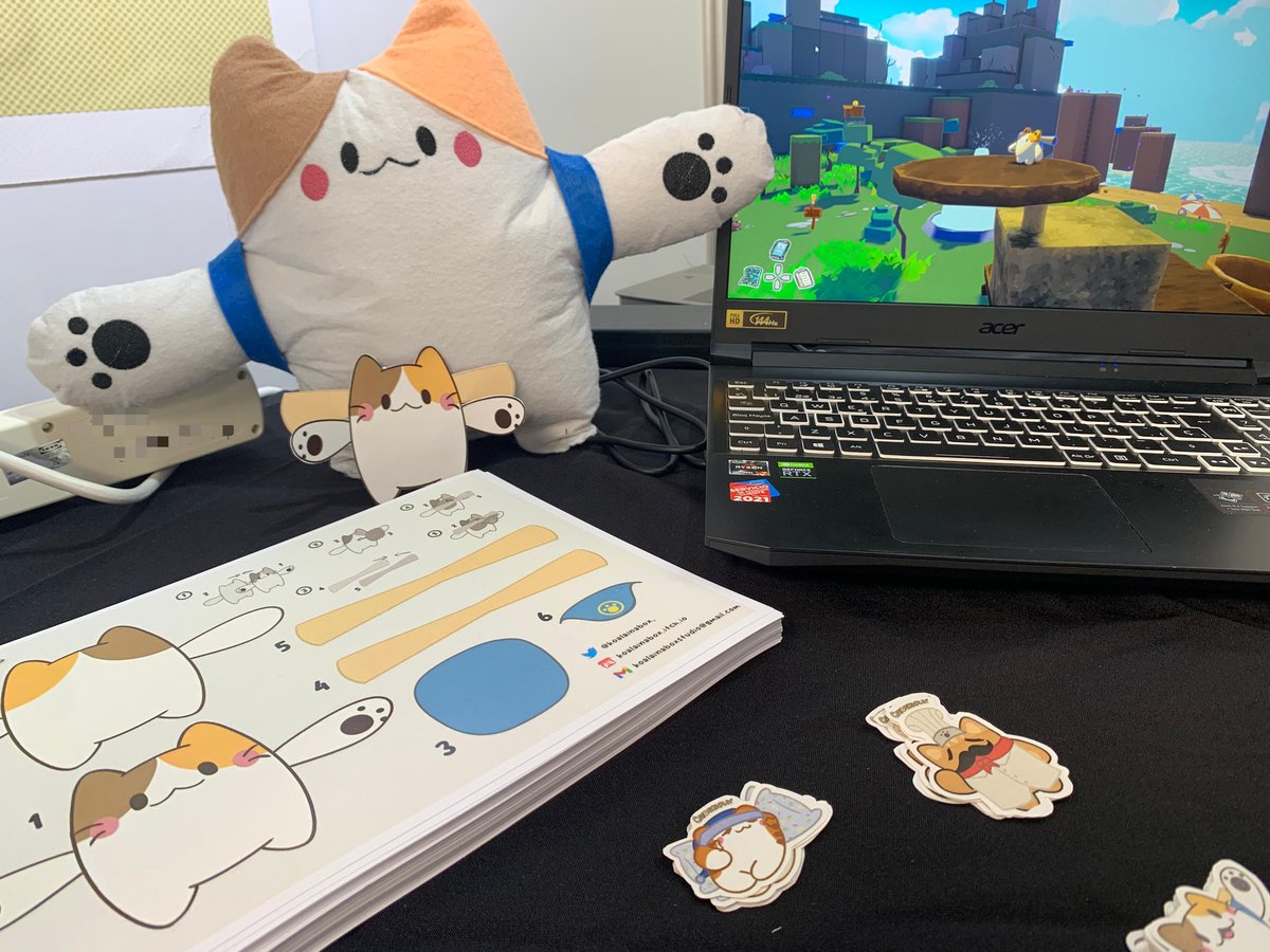 koalainabox_'s tweet image. Catography is ready for the @IndieDevDay 😼 Come and meet the koala's team and pick up some goodies we have for you 👀