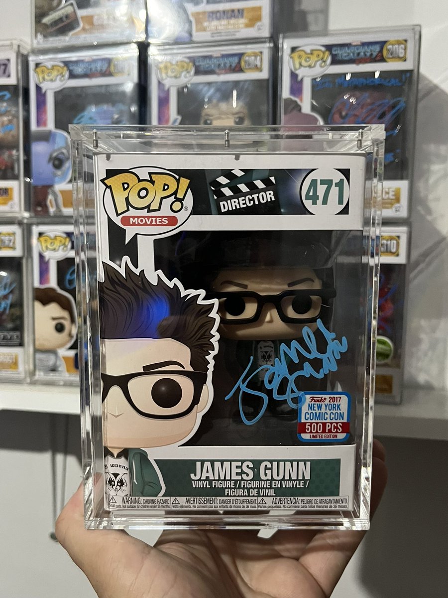 osrovitz's tweet photo. Thank you for singing my pop @JamesGunn 
And thank you from bringing joy to our life with your amazing movies !!! https://t.co/hMr5vpTIGZ