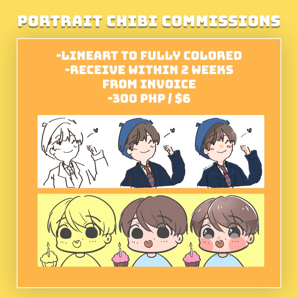 seokwuus's tweet photo. Hello! I'm Kai, and I'm an artist from the Philippines. I will be opening some slots for commissions. Here's my updated sheet!

If you're interested in commissioning me, kindly fill out this link: https://t.co/uz1ChkRKoO

For feedback: #seokworks

#commission #art #artcommission https://t.co/EwWCaiKYyK