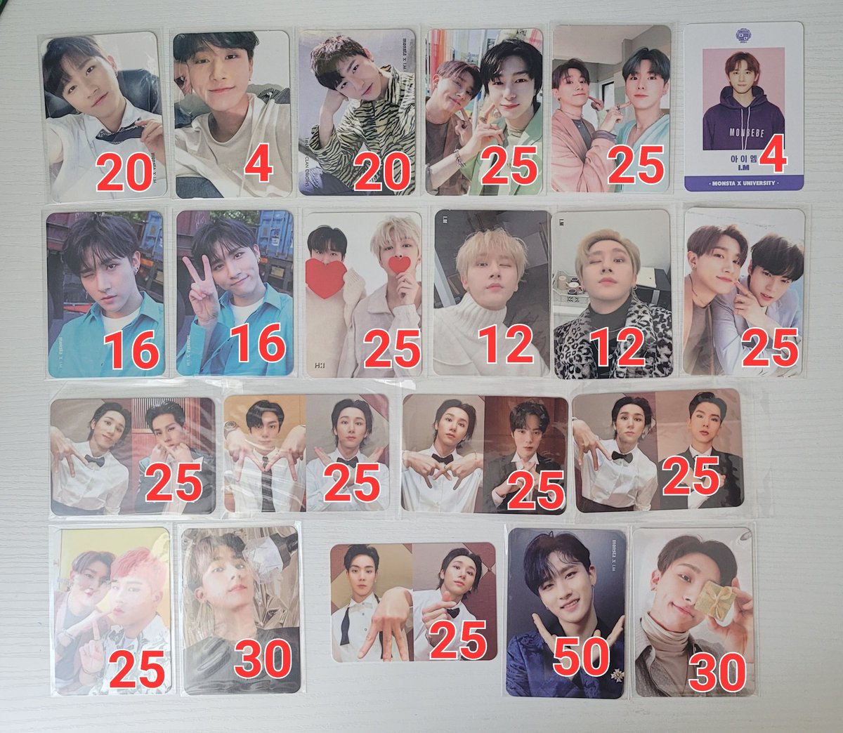 mx_photocards's tweet photo. ⚠️Stock sale⚠️

I.M broadcast photocards on sale. Dm if interested. Prices in EURO as stated on pictures 💙 Dm!

#IM #MONSTAX #Monstaxphotocard #photocard #changkyun #broadcastpc #monsta_x #창균 #아이엠 #보카 https://t.co/5GtvbrLbpk