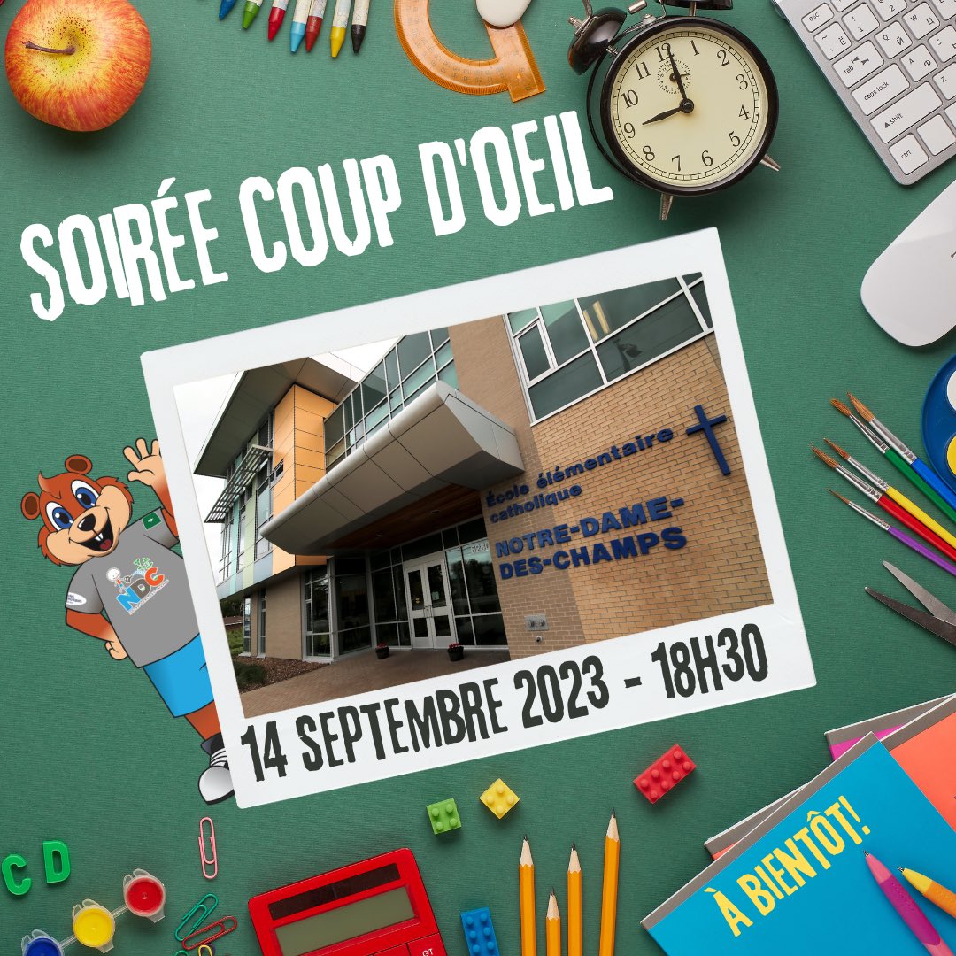 École élémentaire catholique Notre-Dame-des-Champs tweet media