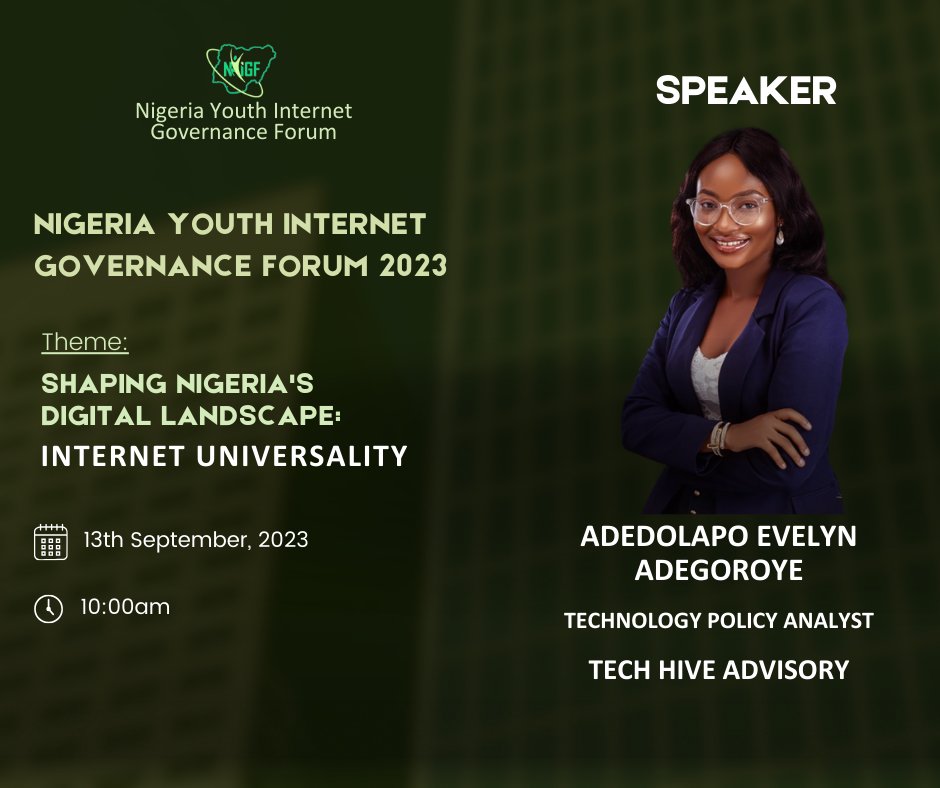Meet our Speaker!

Adedolapo is a policy analyst at Tech Hive Advisory, specializing in the dynamic fields of technology law, data protection, digital rights, and the intricate interplay between business, technology, and legal frameworks.