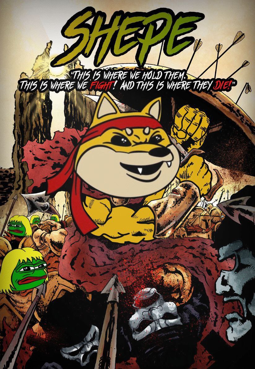 $SHEPE don't fade this community..let's show  CT how strong we are fam!!! $SHEPE #1000X 
LFG!!!