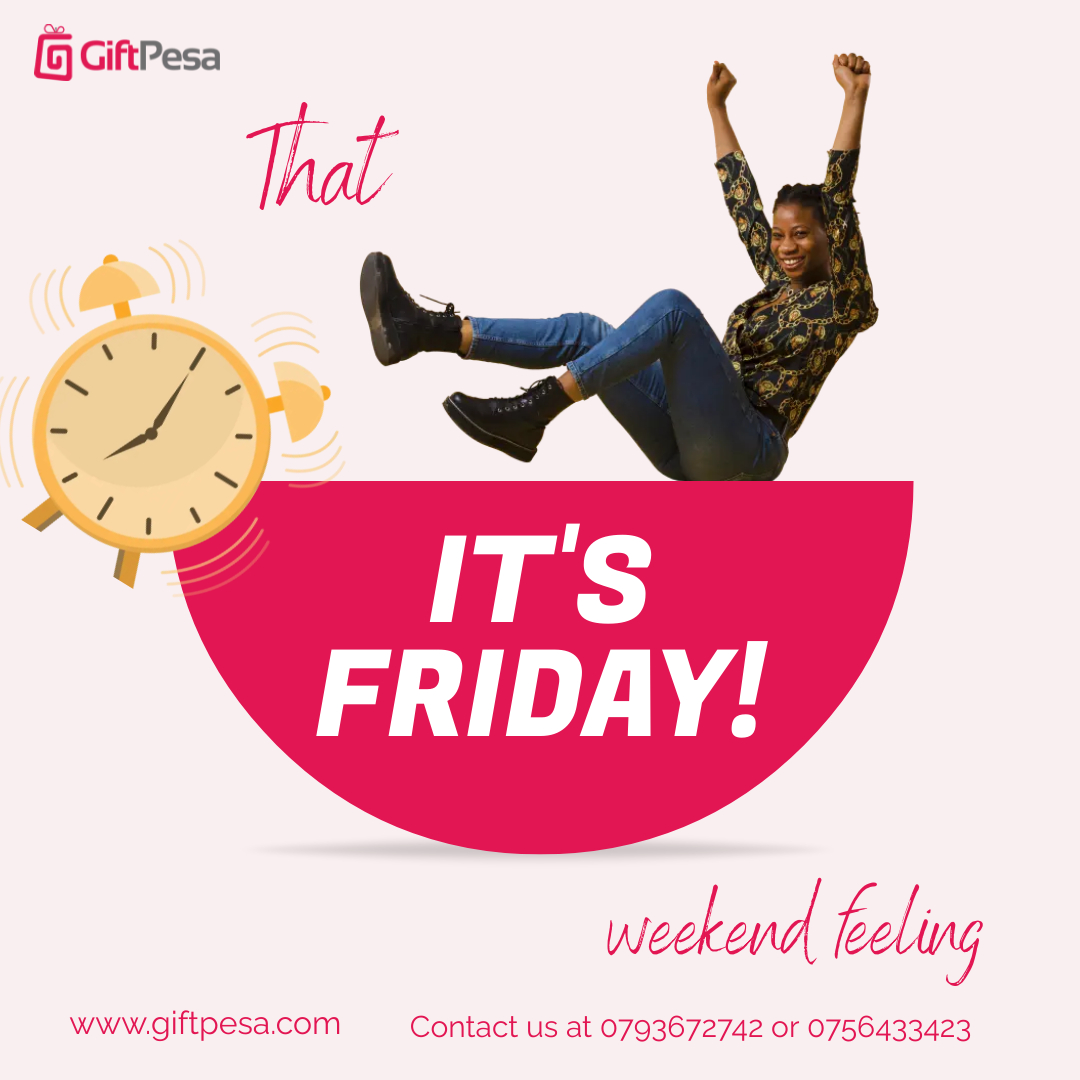 Giftpesa_Ke's tweet image. Hello, Friday! 

Let&apos;s kick off the weekend with a bang and a whole lot of style! 

#WeekendVibes #FridayFeeling #WeekendInStyle