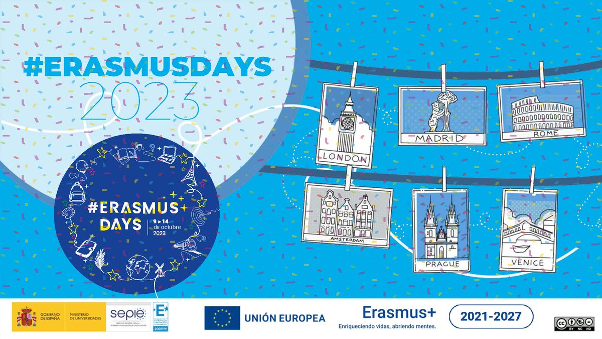 sepiegob's tweet photo. #ErasmusDays visibiliza el programa #ErasmusPlus como motor de impulso y desarrollo que une diferentes países en torno a unos valores y metas comunes.
Te animamos a organizar y registrar tu actividad. 
📑https://t.co/zt4YoQFcPU https://t.co/JgGh5o2Pzk