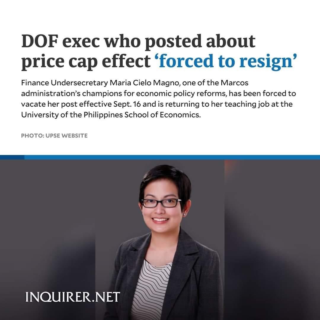 GerryCacanindin's tweet photo. Parehong UP Econ grad. Parehong matalino. Pero yung isa enabler ng corruption at author pa ng Maharlika Fund. Sayang ang talino kung wala kang prinsipyo. https://t.co/HlOm7MbNDa