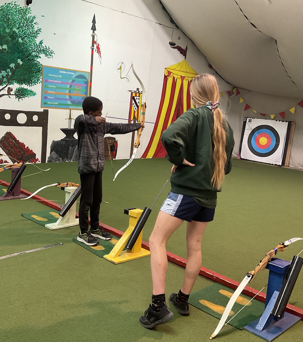 Rapids Group 1 (Mrs D) Going for gold in archery!