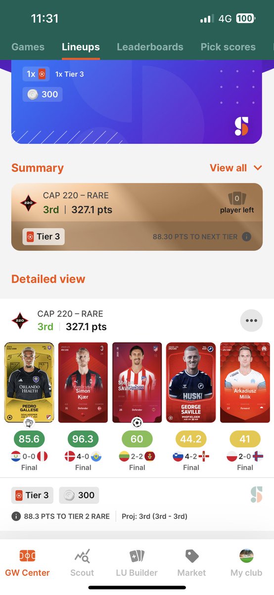 SoRareMaestro's tweet photo. Podium?!?!

Not bad for a first ever rare reward 😍

#sorare https://t.co/QfbWcoEY8r