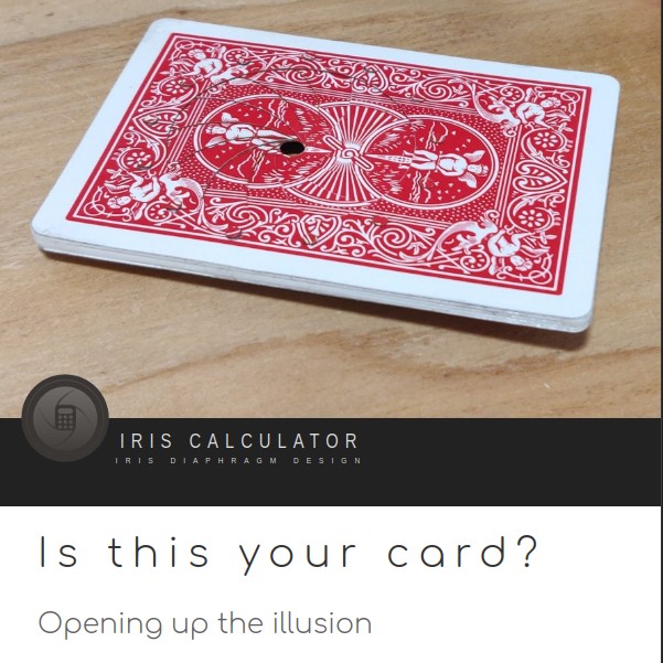 IrisCalculator's tweet photo. Can you spot what is different about this playing card?
https://t.co/r4h0yQeGCB

#magic #illusion #aperture #iris #bicycle #cards https://t.co/tEtr9pWnTy