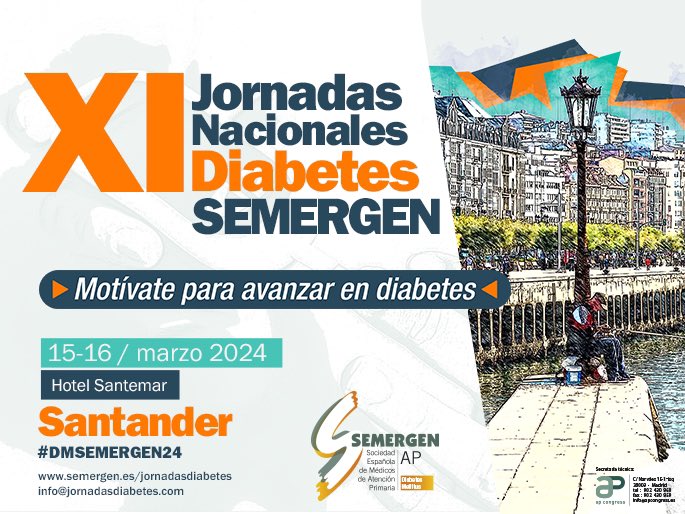 GT Diabetes Semergen (@semergengtdm) on Twitter photo Ya tenemos lugar para #DMSEMERGEN24
 #SANTANDER en el <a href="/HotelSantemar/">HotelSantemar</a> .
🗓️ 15 y 16 de marzo. 
No te arrepentirás. 
1️⃣Aprenderás sobre #DM y #comorbilidades 
2️⃣Disfrutarás del ambiente y actividades #comunitarias
📝Inscripción reducida hasta 14/2
semergen.es/jornadasdiabet… Ya tenemos lugar para #DMSEMERGEN24
 #SANTANDER en el <a href="/HotelSantemar/">HotelSantemar</a> .
🗓️ 15 y 16 de marzo. 
No te arrepentirás. 
1️⃣Aprenderás sobre #DM y #comorbilidades 
2️⃣Disfrutarás del ambiente y actividades #comunitarias
📝Inscripción reducida hasta 14/2
semergen.es/jornadasdiabet…