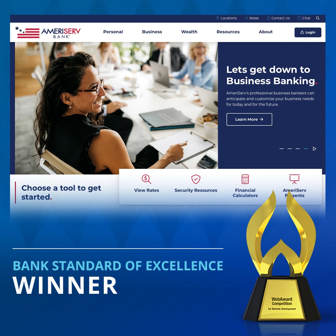 ZAG Interactive is thrilled to announce that the Suffolk Credit Union website won the 2023 Outstanding Credit Union WebAward, and the AmeriServ Bank website won a Bank Standard of Excellence Award. Read about these projects.  

ow.ly/2hQv50PIn9M