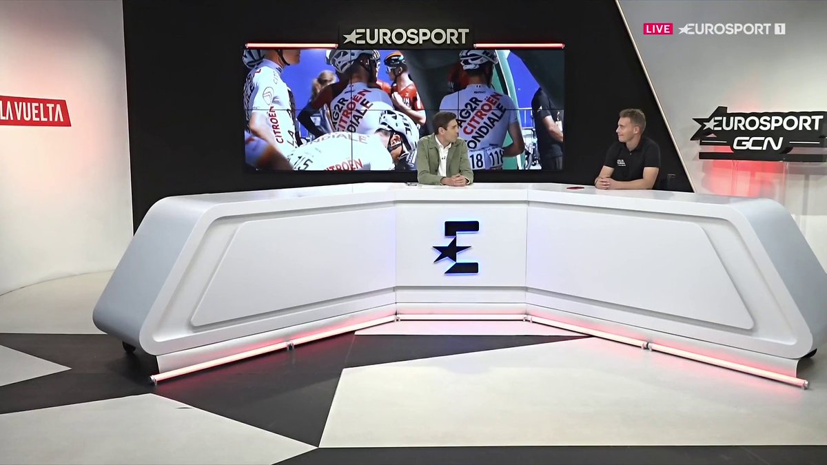📺 Todo el mundo atento a @Eurosport_ES porque hoy está en La Montonera @SergioRMartin_ para analizar todo lo que ha pasado en la etapa reina de #Lavuelta23 ✌️ #Súmatealverde 💚