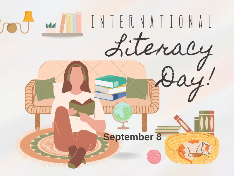 JJP_Institute's tweet photo. Happy National Literacy Day! We celebrate the importance of education and literacy in our world. Take some time for yourself and your child to read a book or learn something new today. Remember, knowledge is power! https://t.co/mxjjxUm01f