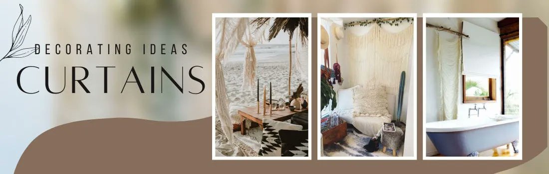 One of the most simple home decor that has the capability of transforming an ordinary space is the curtains. Here are some creative ways you can use our boho natural curtains to give the aesthetics and organization your home deserves. 

buff.ly/3EmvSZq