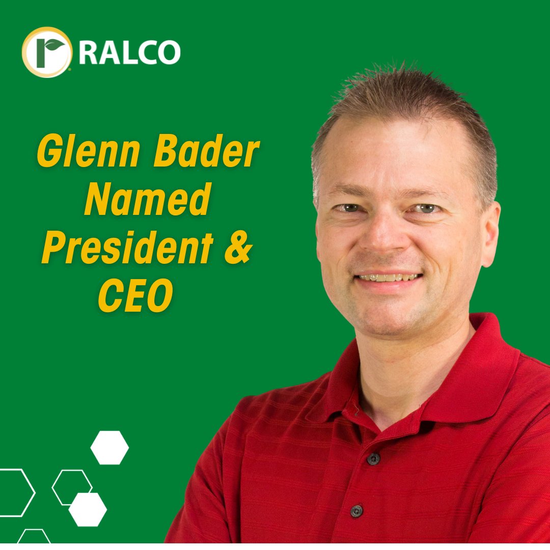 Ralco Appoints Glenn Bader as President &amp; CEO, replacing current President &amp; CEO, Brian Knochenmus. Learn more about the leadership changes: ralcoagriculture.com/post/ralco-app…