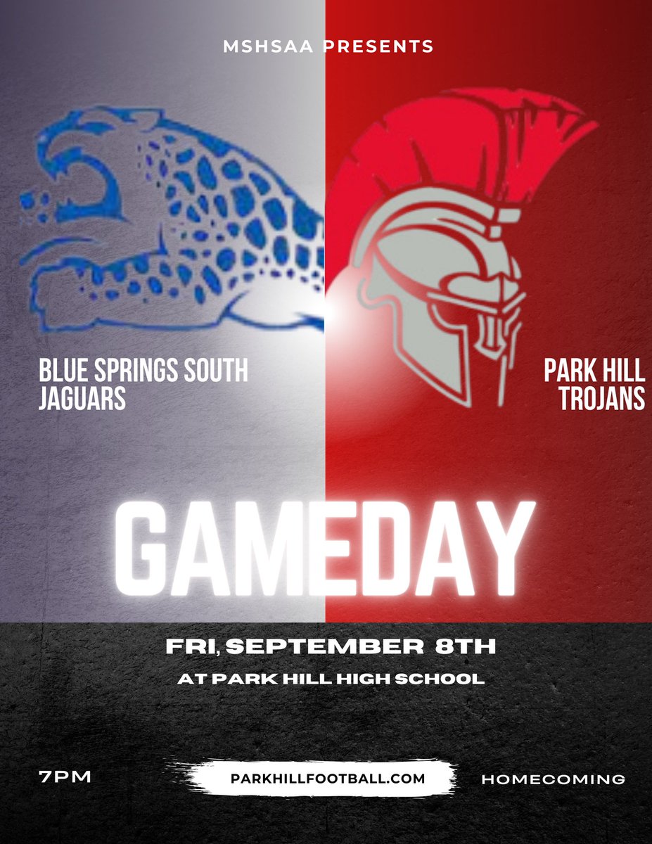 GAMEDAY!! 📍Park Hill District Stadium 🕖7 PM 👑Homecoming @CoachAndySims #Trojanmade⚔️
