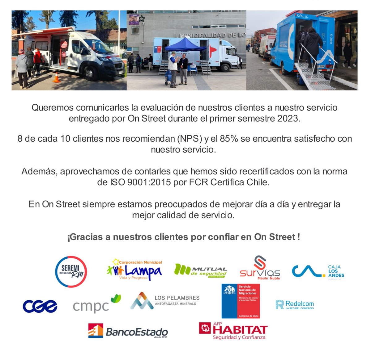 OnStreetChile's tweet photo. Compartimos noticias destacadas para @OnStreetChile .

Si quieres saber más sobre nuestros servicios..

¡Contáctanos! ➡ https://t.co/sTPDlYE1Th https://t.co/3ggDjnzllF