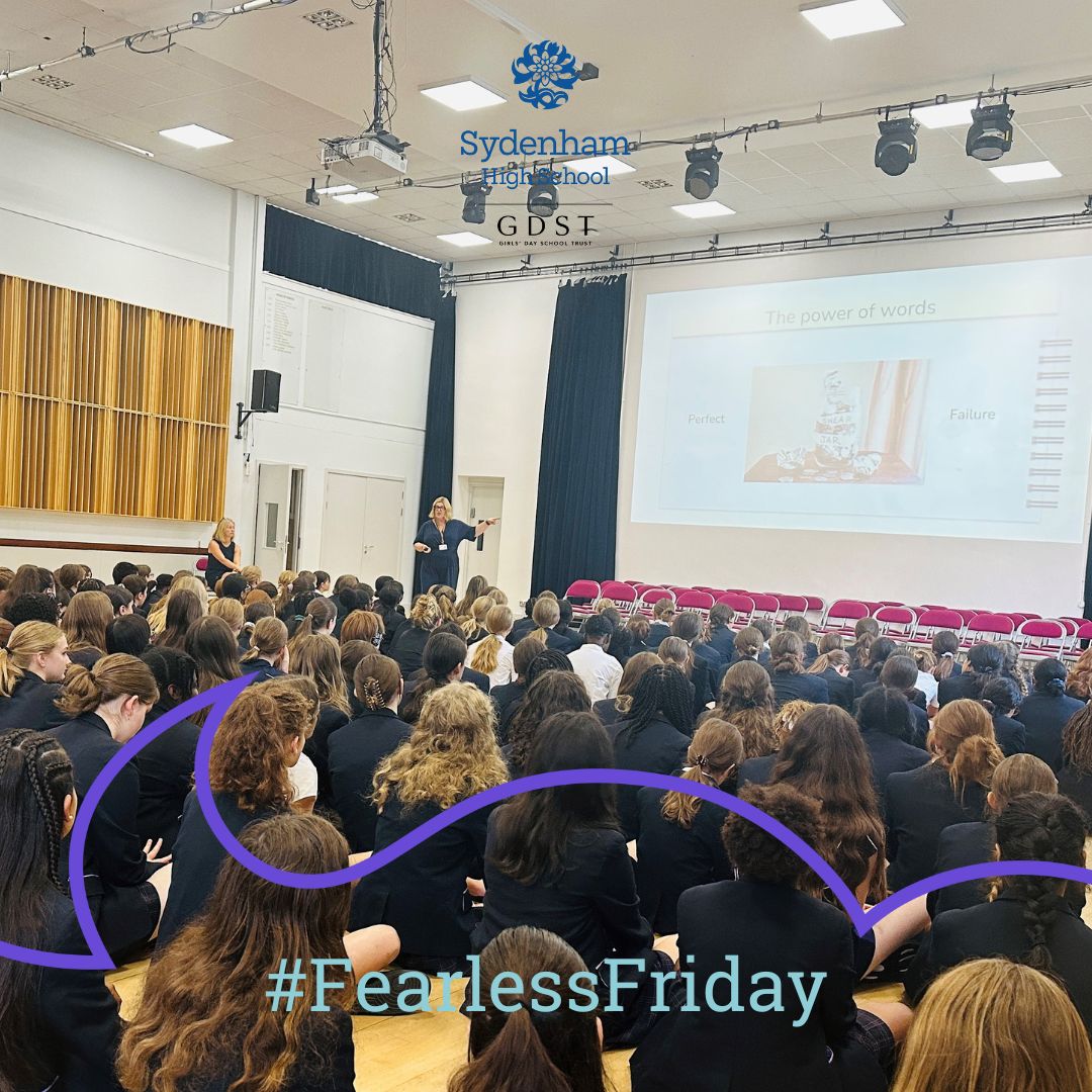 SydenhamHigh's tweet image. "As long as you don't give up, nothing is ever a failure, but always a lesson". An essential message from Dr Waites in assembly this morning  for #FearlessFriday #fearnothing #forgeyourownpath