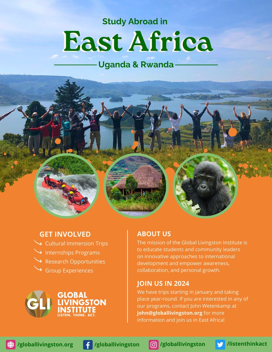 jvanlee6's tweet photo. Interested in a Global Livingston Institute Journey to Listen. Think. Act. in East Africa in 2024? https://t.co/XaPehPOk4H