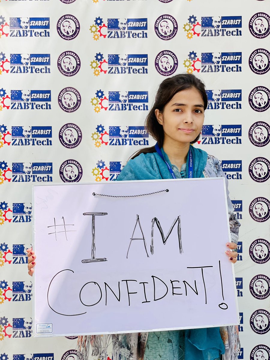 SzabistZabtech's tweet photo. SZABIST ZABTech Larkana celebrating International Literacy Day with full spirit. Students representing their positive affirmations as a sign of literacy and confidence.
#szabistzabtechitve #eachoneteachone #Larkana #TVET #InternationalLiteracyDay #literacymatters #skillispower https://t.co/i4Nd35kLdm