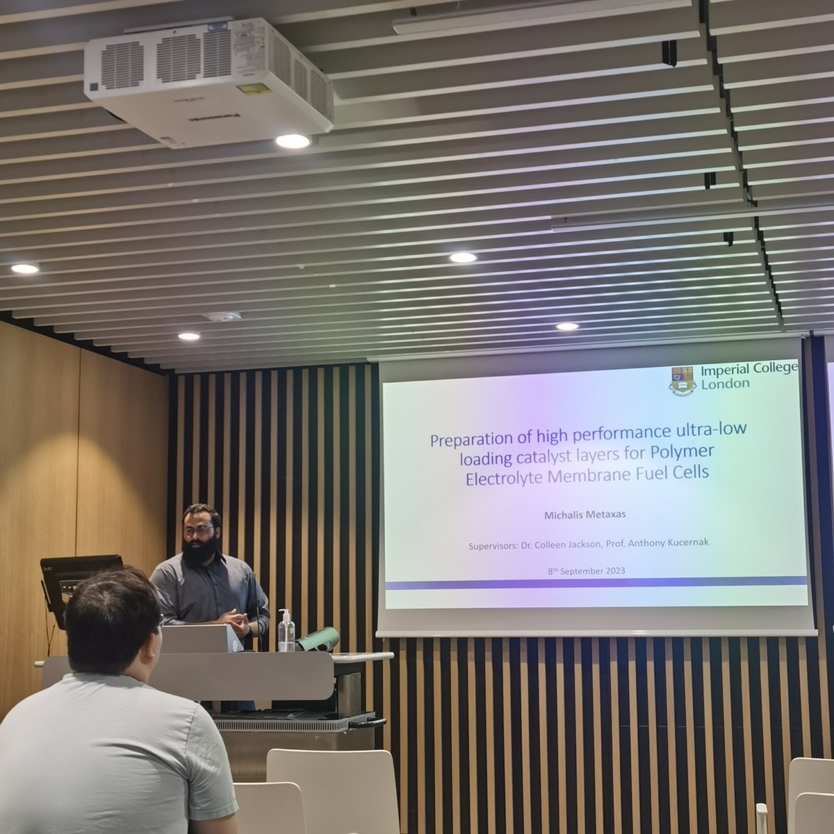 AKelectrochem (@akelectrochem) on Twitter photo 👏 Big Congratulations to Haoyu Zhang and <a href="/MetaxasMichalis/">Michalis Metaxas</a>, our MRes students, for their fantastic presentations on their master projects today! 🎓Completing a master's degree is a significant achievement! 🥳 👏 Big Congratulations to Haoyu Zhang and <a href="/MetaxasMichalis/">Michalis Metaxas</a>, our MRes students, for their fantastic presentations on their master projects today! 🎓Completing a master's degree is a significant achievement! 🥳