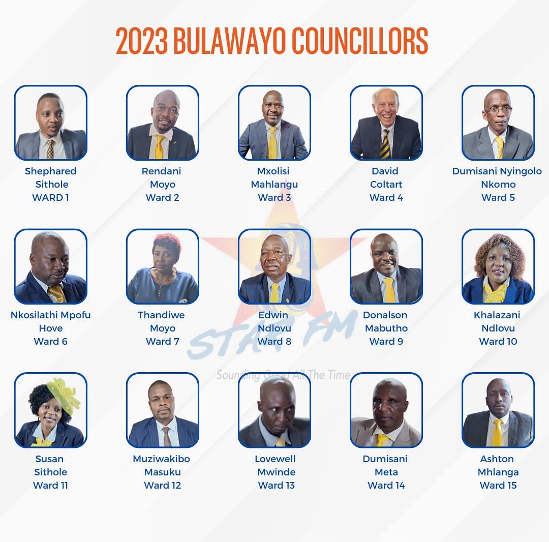The mandate to deliver #thebulawayowewant rests upon the shoulders of our esteemed Councillors.